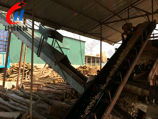 山西電動木材削片機使用現(xiàn)場