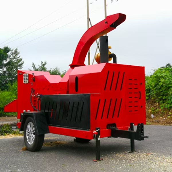 晨紅機械大型移動式樹枝粉碎機 園林綠化專用 吞粗枝快出屑 省下巨額清運費